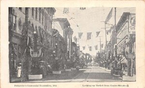 Pottsville Pennsylvania 1911 Centennial Decor Centre Street Postcard AA84048