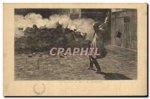Old Postcard History of Victor Hugo & # 39un crime