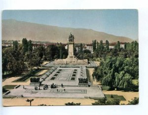 219006 BULGARIA Sofia monument to the Soviet Army old photo postcard