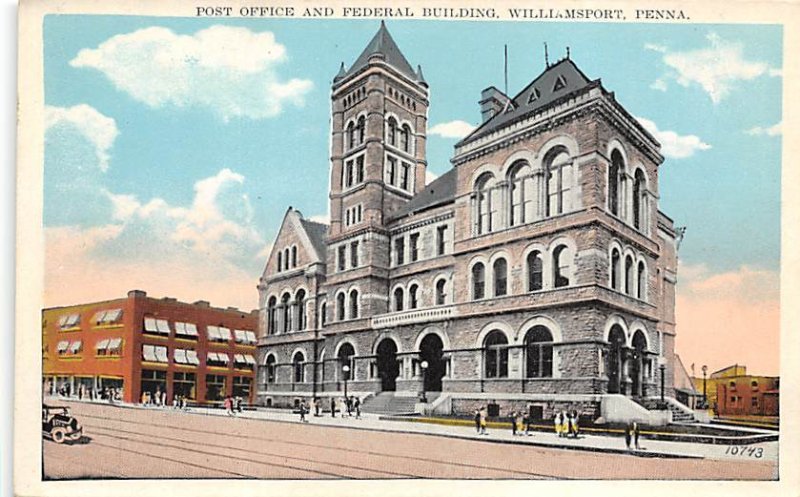 Post Office, Federal Building  Williamsport, Pennsylvania PA