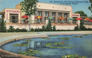 Restaurant Chicago Zoological Park Brookfield, Illinois Postcard 2T5-290