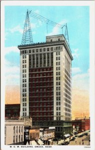 W.O.W. Building Omaha Nebraska Vintage Postcard C105