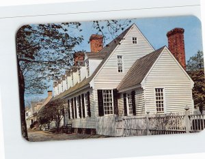 Postcard The Raleigh Tavern, Williamsburg, Virginia