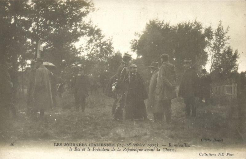 CPA Les Journées Italiennes-RAMBOUILLET le Roi et le President (260731)