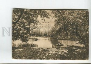 475607 Germany Berlin Zoo boat ride Vintage postcard