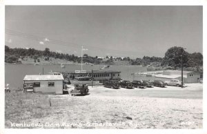 Gilbertsville Kentucky Dam Marina Scenic View Real Photo Postcard AA21784