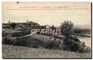 Old Postcard The Tarn et Garonne Auvillars Vue Generale