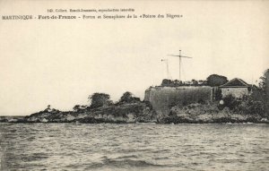 PC MARTINIQUE, FORT DE FRANCE, FORTIN ET SÉMAPHORE, Vintage Postcard (B41068)