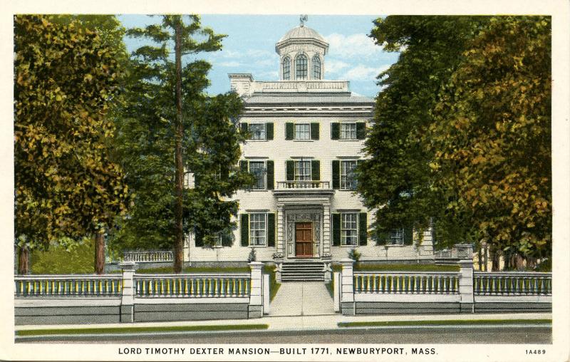 MA - Newburyport. Lord Timothy Dexter Mansion