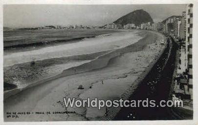 Praia de Copacabana Rio De Janeiro Brazil, Brasil, Bresil 1939 