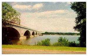 Postcard BRIDGE SCENE State of Washington WA AS1047