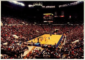 Indianapolis IN Indiana MARKET SQUARE ARENA  Pacer Basketball Game  4X6 Postcard