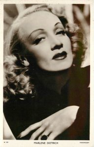 Postcard RPPC 1930s Movie Star Actress Beautiful Sexy Marlene Dietrich TP24-979