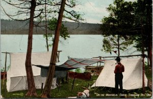 Temagami Ontario On the Montreal River c1910 Postcard F27