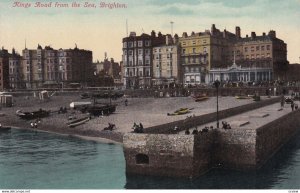 BRIGHTON, Sussex, England, 1900-10s; Kings Road From The Sea