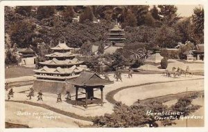 California Bernheimer Oriental Gardens Real Photo RPPC