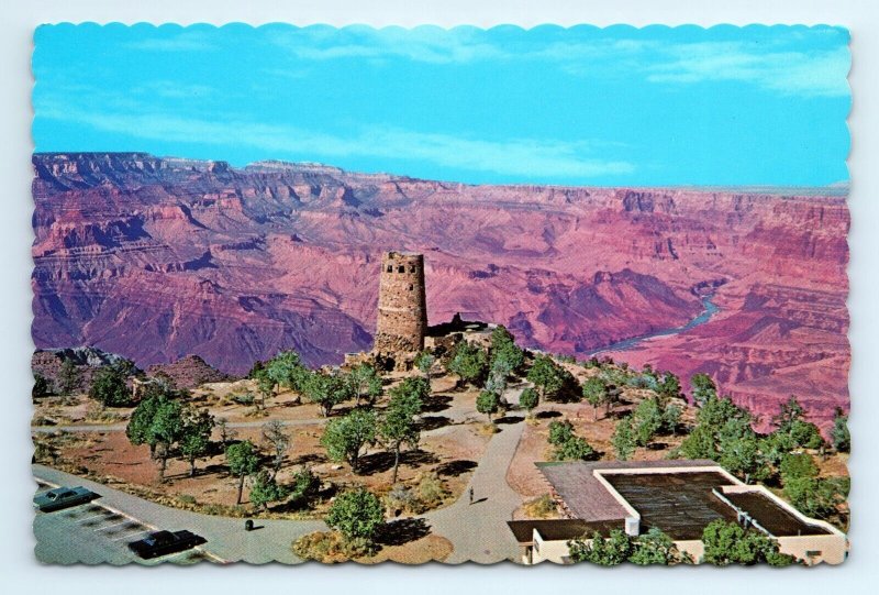 Desert View Watch Tower Grand Canyon National Park AZ Postcard