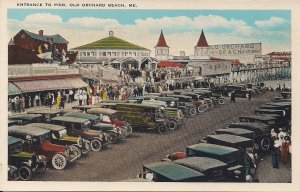 AMUSEMENT PARK Old Orchard Beach ME, Carousel, Noah's Ark Ride 1915-30, Cars