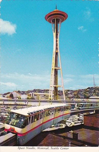 Space Needle Monorail Seattle Center Seattle Washington