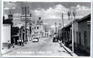 Postcard - Francisco I. Madero Avenue - Celaya, Mexico