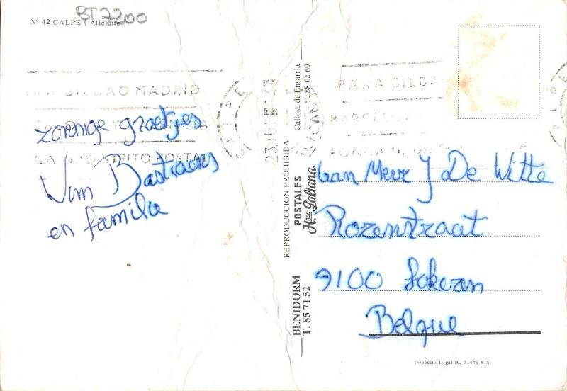 BT7200 Calpe alicante   Spain 1 2