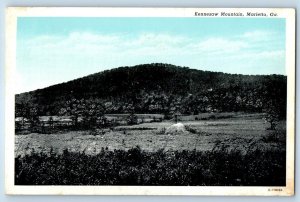 1940 Marietta Georgia GA Vintage Postcard Kennesaw Mountain Exterior View Field