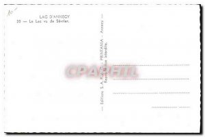 Old Postcard Lake Annecy Lake seen Sevrier