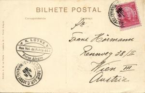 brazil, PORTO ALEGRE, Rua dos Andradas, Tram (1912) Stamp