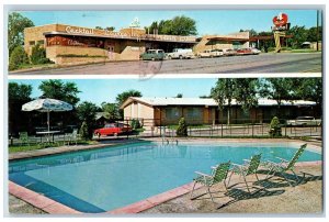 Kansas City Missouri MO Postcard 4 Acre Motel Restaurant And Lounge Scene 1986
