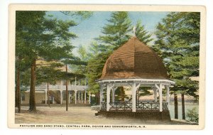 NH - Dover & Somersworth. Central Park, Pavilion & Band Stand