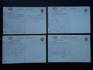 London Collection 13 x TOWER OF LONDON c1918 Postcards by Gale & Polden Ltd