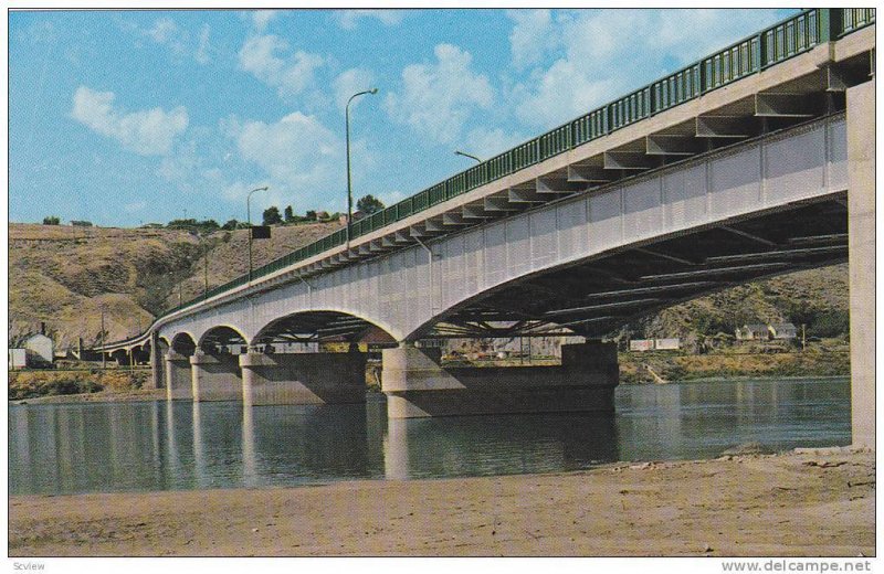 Bridge at Kamloops, across the Thompson River,  Kamloops,  B.C.,  Canada,  40...