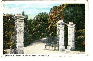 Entrance to Point Pleasant Park Halifax, Nova Scotia,
