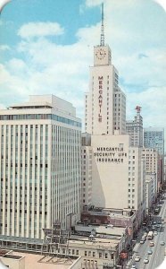 DALLAS, Texas TX   MERCANTILE NATIONAL BANK & SECURITY LIFE INSURANCE   Postcard