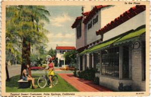 PALM SPRINGS CALIFORNIA IN THE PLAZA