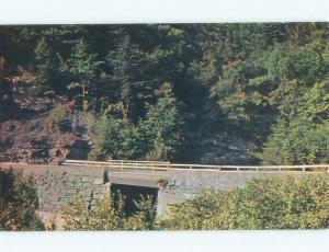 Pre-1980 BRIDGE Rip Van Winkle Trail Catskills - Woodstock & Kingston NY d3609