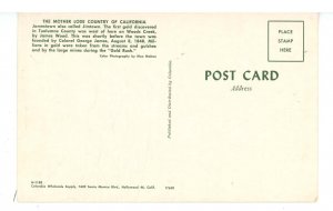 CA - Jamestown (aka Jimtown) Main Street ca 1952