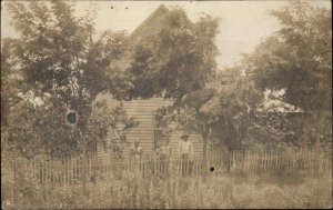 Kingfisher Oklahoma OK Home c1910 Real Photo Postcard