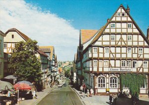 Germany Bad Wildungen Partie Aus Der Altstadt Lindenstrasse