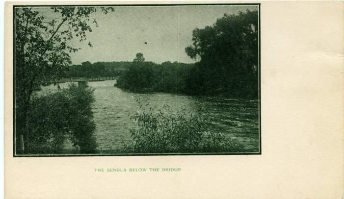 The Seneca River Below the Bridge - Central New York - UDB