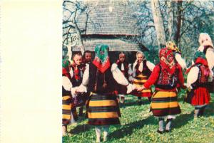 Romania Maramures folk art treasures children dance from the valley Mara river