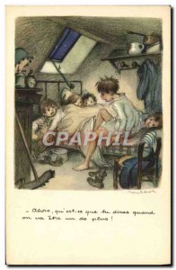 Old Postcard Fantasy Illustrator Poulbot