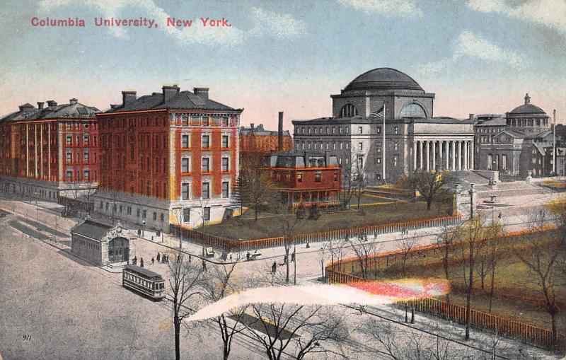 Columbia University, New York, N.Y., Early Postcard, Unused