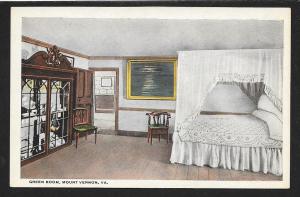 Green Room Bedroom Mt Vernon VA Unused c1910s