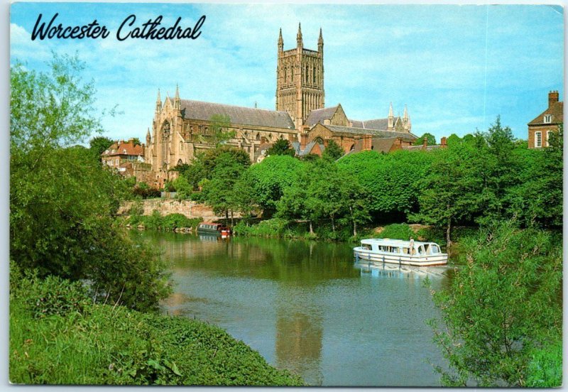 Postcard - Worcester Cathedral - Worcester, England