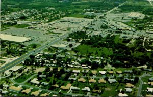 Florida Bradenton Aerial View Of Cortez Plaza 1973