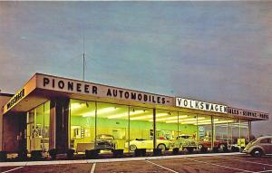 Watertown CT Pioneer VW Automobiles Auto Dealership Postcard