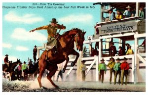 Wyoming   Cheyenne Frontier Days, Bronco riding