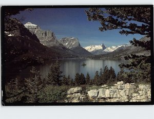 Postcard St. Mary Lake Glacier National Park Montana USA