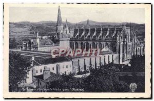 Postcard Old Batalha Portugal Vista geral